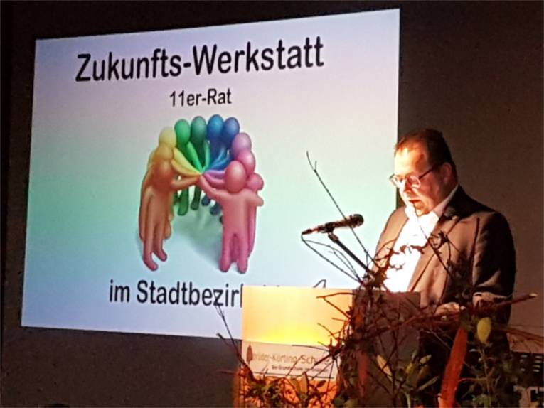 Neujahrsansprache des Bezirksbürgermeisters Rainer Göbel.