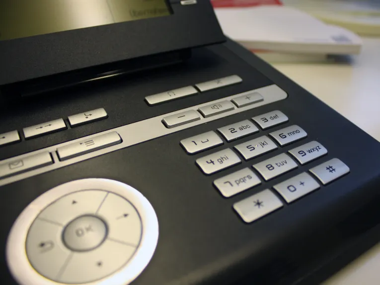 Tastatur eines Telefons