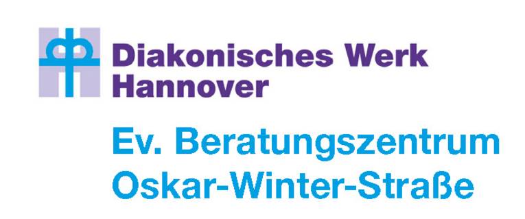 Schriftzug "Diakonisches Werk Hannover - Ev. Beratungszentrum Oskar-Winter-Straße"