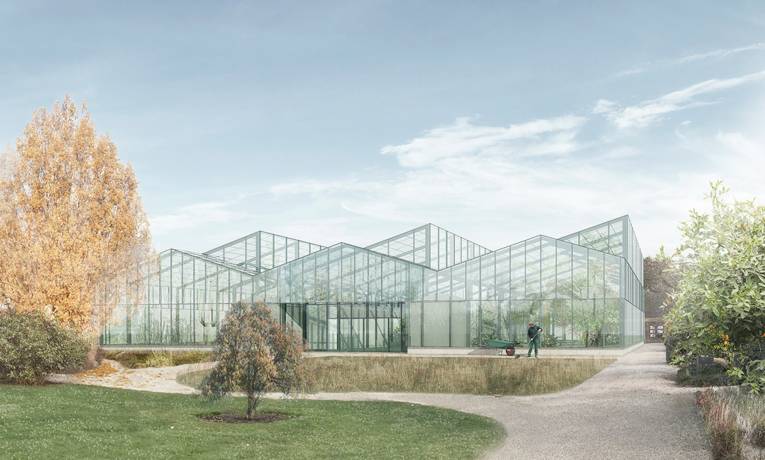 Dritter des Architekturwettbewerbes "Ein neues Schauhaus für den Berggarten"