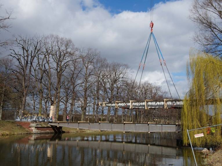 Abbau der Friederikenbrücke