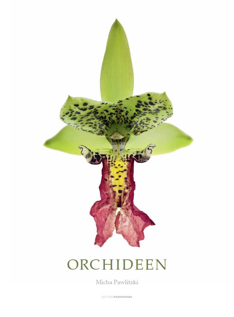 Titel des Bildbands "Orchideen"