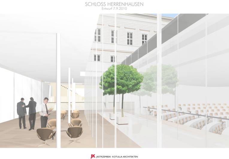 Lichthof im Untergeschoss