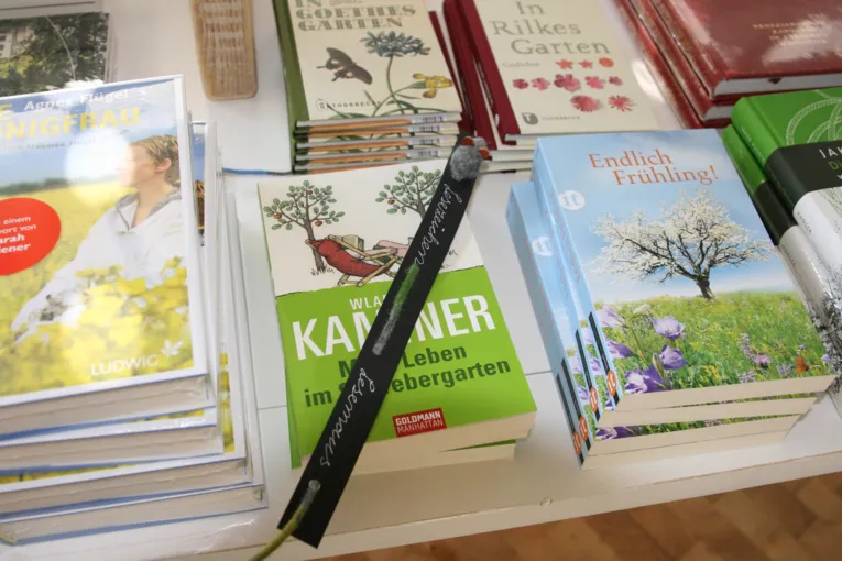 Bücherauswahl Infopavillon