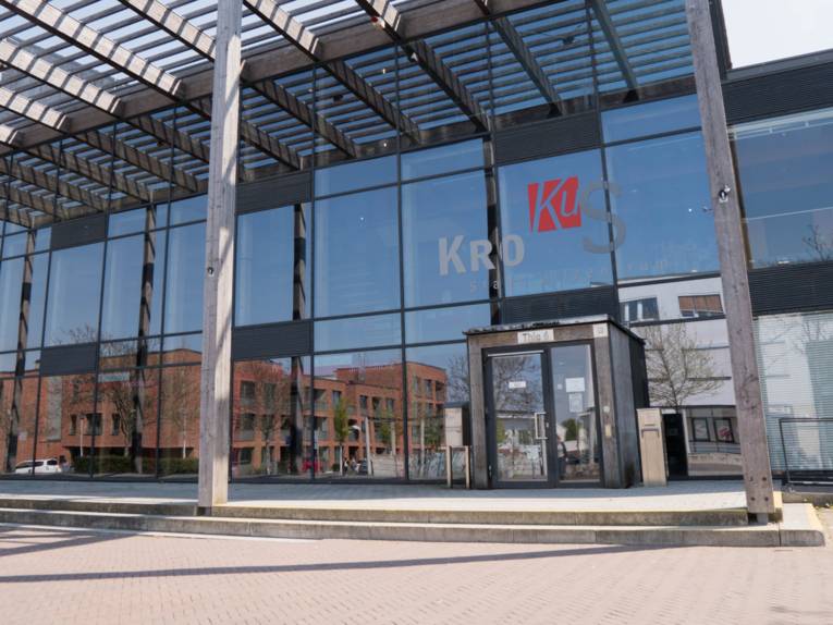 Eingang zum Stadtteilzentrum KroKuS