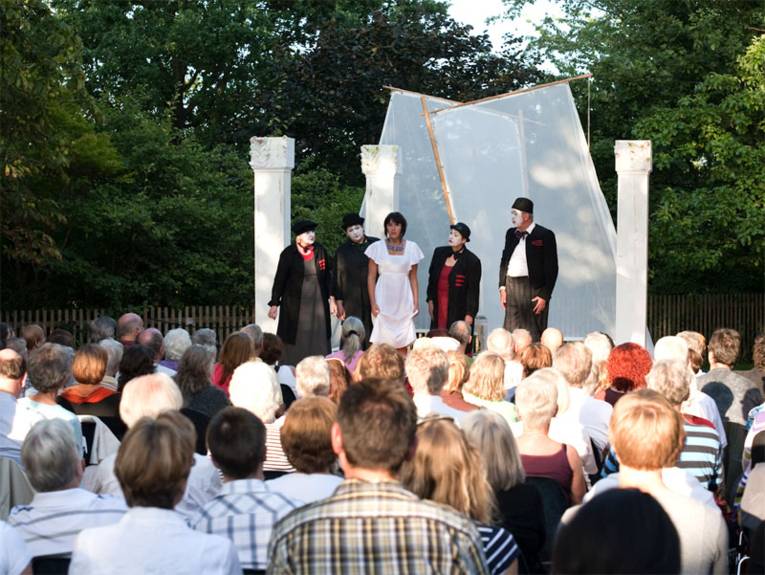 Schauspieler auf der Bühne