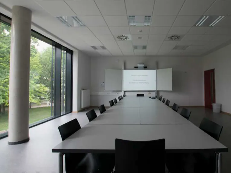 Der Gruppenraum im 1. Obergeschoss misst ca. 60 qm.