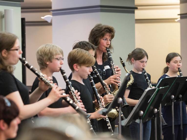 Klarinettenensemble der Musikschule