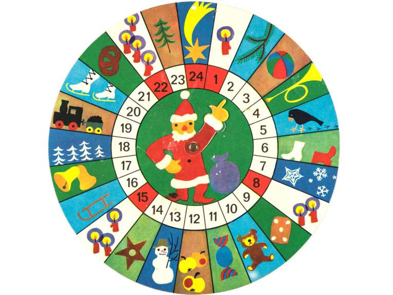 Runder Adventskalender des Albert Schweizer Familienwerk e.V, 1950-1960