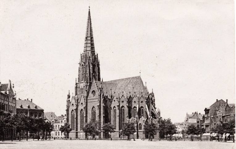 Christuskirche, Foto, um 1910
