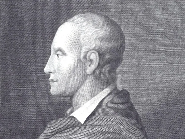 Porträt: "L.H.C. Hölty" Brustbild, undatiert, Kupferstich, gez. von Baumann, gest. von Gottschick