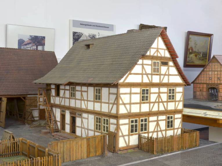 Abteilung Leben auf dem Lande, Bauernhausmodell Dreiseithof
