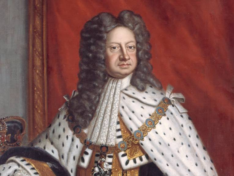 Georg I. (Ludwig) im Krönungsornat.
