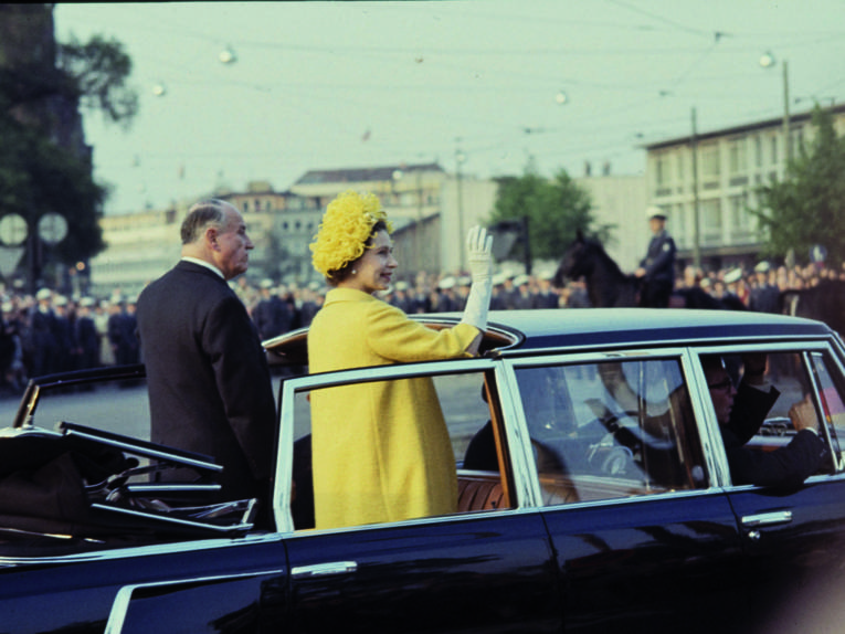 Staatsbesuch der britischen Königin Queen Elisabeth II 1965 