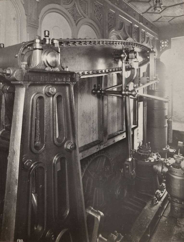 Die neue Wassermaschine, schwarz weiß Fotografie, um 1915