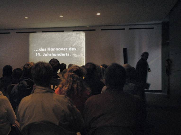 Filmvorführung im Vortragssaal