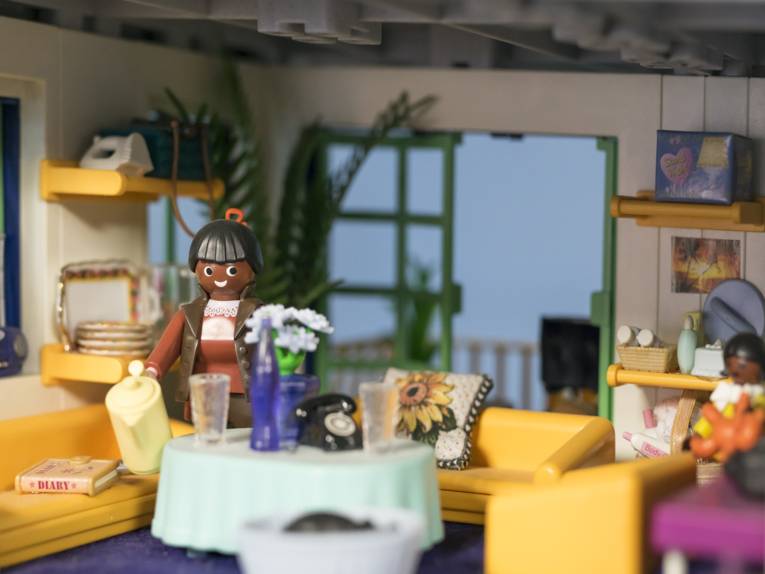 Wohnung von Playmobil mit Figuren