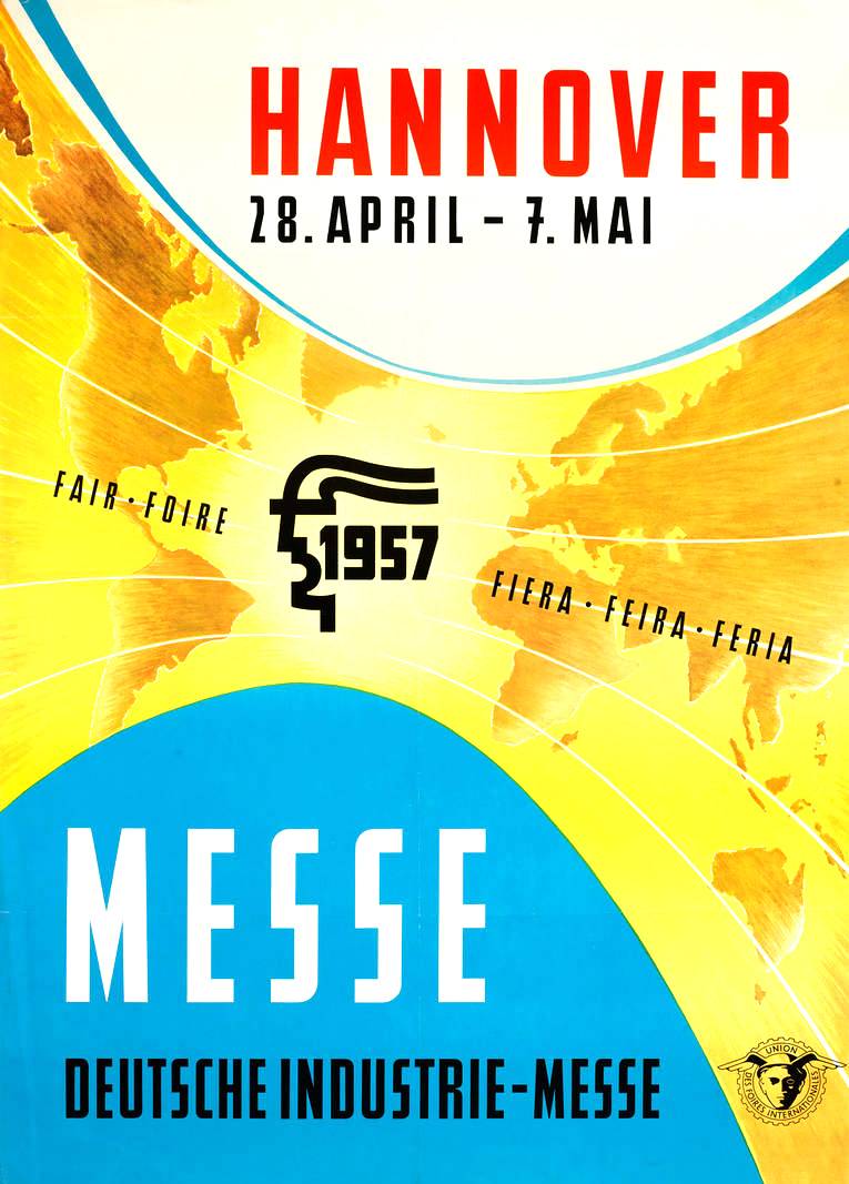 Deutsche Industriemesse-Plakat von 1957