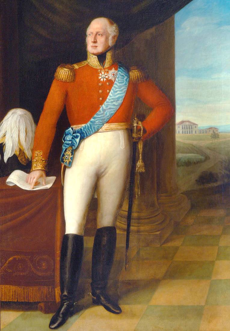 Adolph Friedrich, Herzog von Cambridge mit Band des Guelphenordens