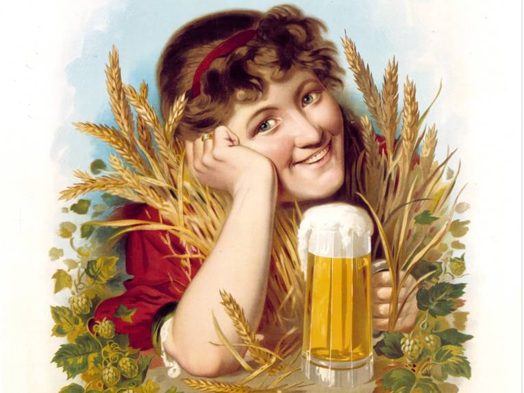Plakat der Lindener Actien-Brauerei, vormals Brande & Meyer,1910/12