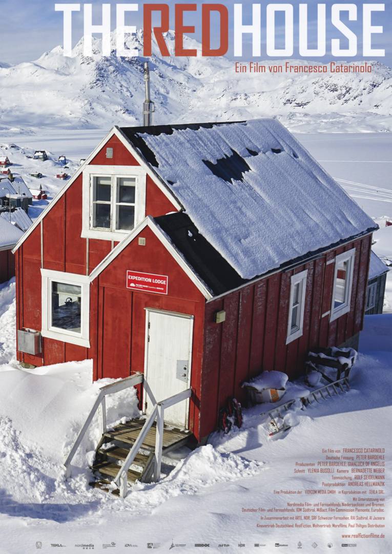 Das Filmplakat The Red House zeigt das rote Haus