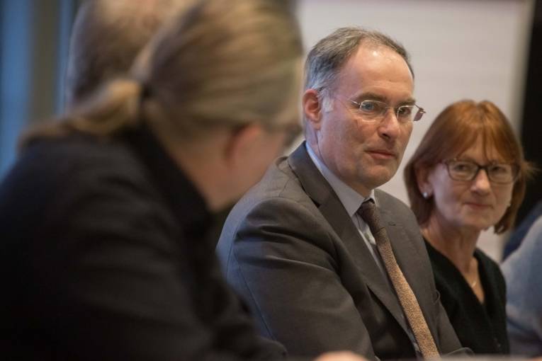 Erste Kulturratssitzung am 19.12.2019 im Mosaiksaal mit stellvertretenden Vorsitzenden Stefan Becker