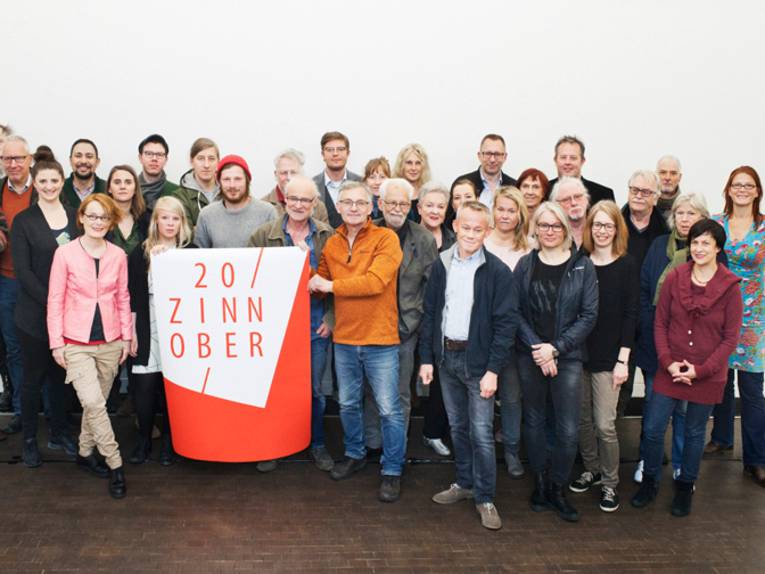 KünstlerInnen, GaleristInnen und Kunstschaffende des ZINNOBER-Wochenendes 2017
