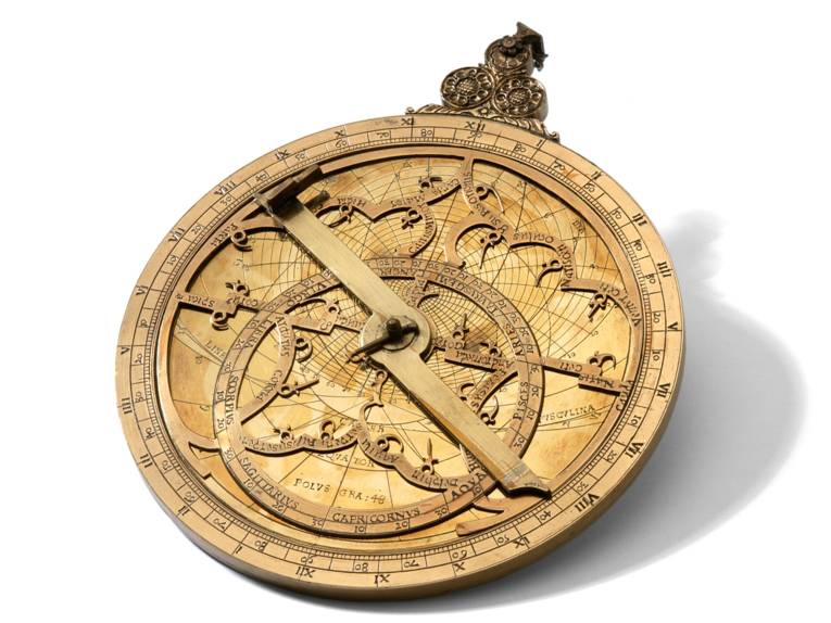 Vergoldetes Astrolabium von 1540