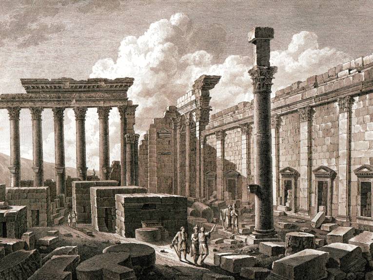 Der Baal-Tempel, Haupttempel der antiken Metropole 