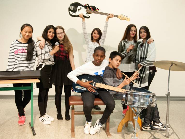 Schulband der Musikschule in der Heisterbergschule