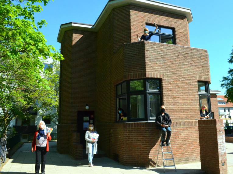 Coronazeit vor dem Torhaus