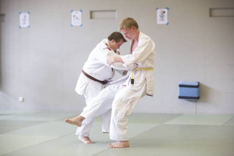 Schnappschuss von den Judo-Wettbewerben