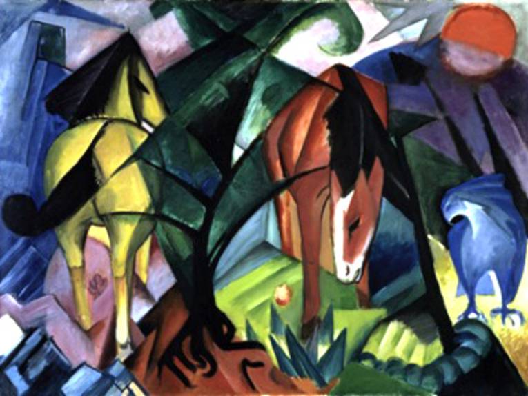 Pferde und Adler, 1912