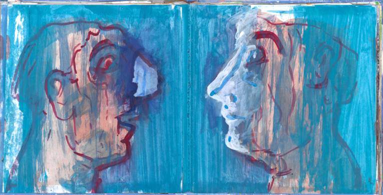 Doppelseite aus Buch Nr. 45 (2014)