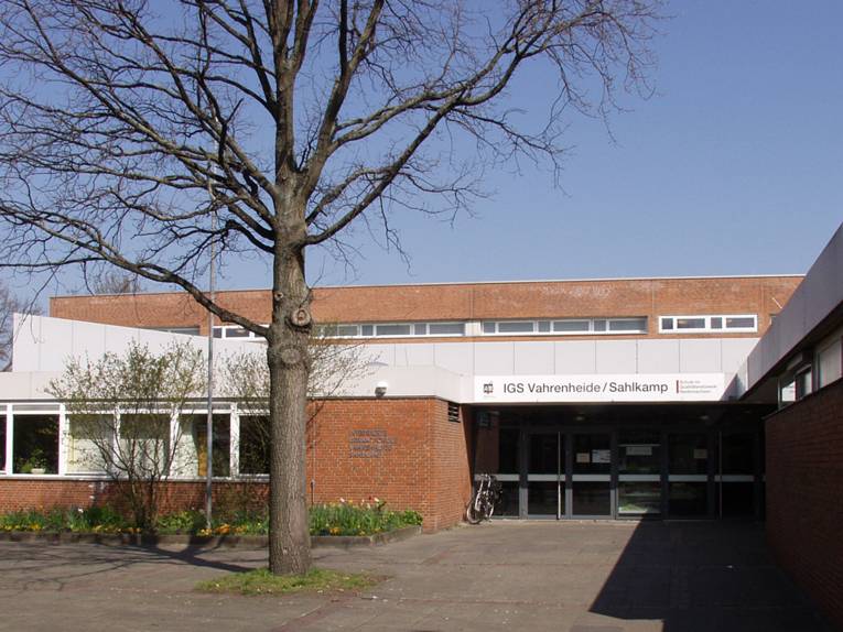 Der Eingangsbereich der IGS Vahrenheide/Sahlkamp