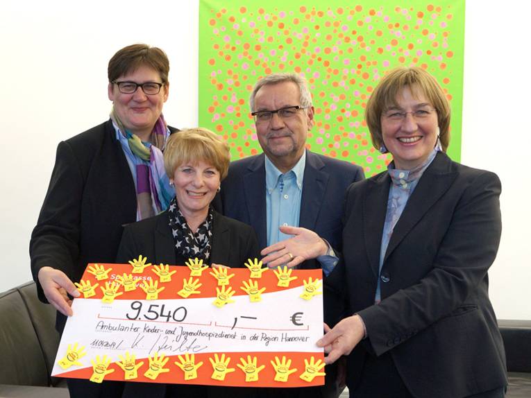 Sabine Tegtmeyer-Dette, Sylke Schröder, Dietrich Schwinger und Kornelia Hülter