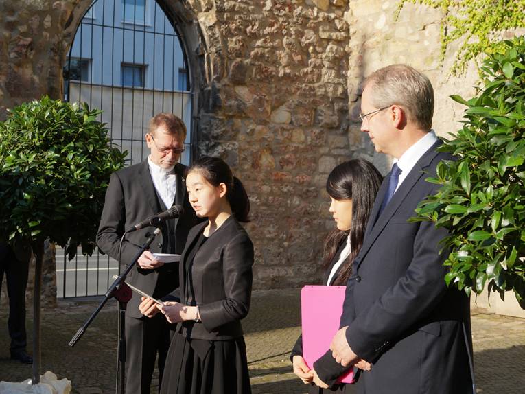 Thomas Höflich, Fuko Hamasaki, Kokoro Aso und Stefan Schostok in der Aegidienkirche