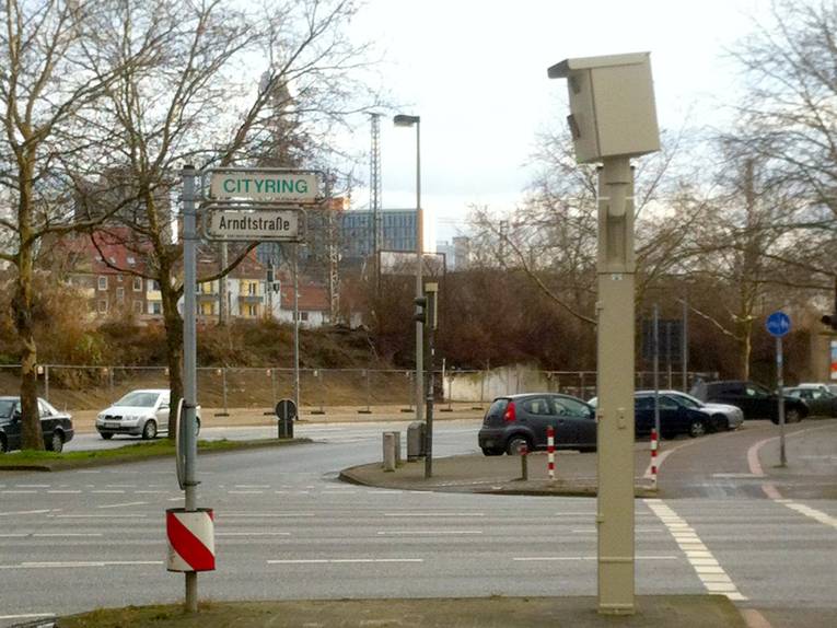 Verkehrsüberwachungsanlage auf der Arndstraße