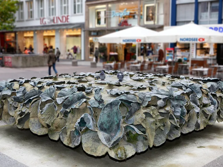 Der Blätterbrunnen am Kröpcke
