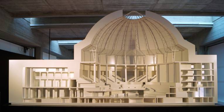 Schnittmodell des Kuppelsaals