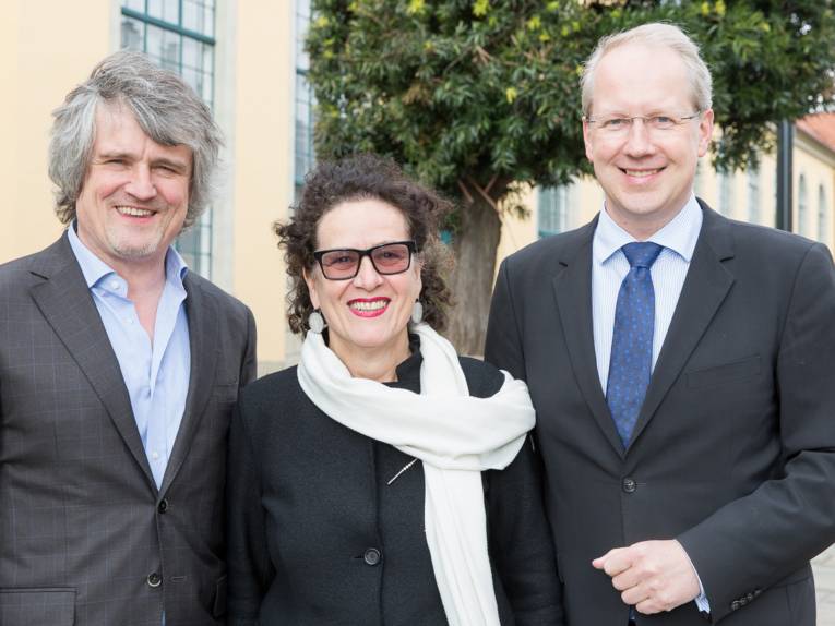  Ingo Metzmacher, Elisabeth Schweeger und Stefan Schostok