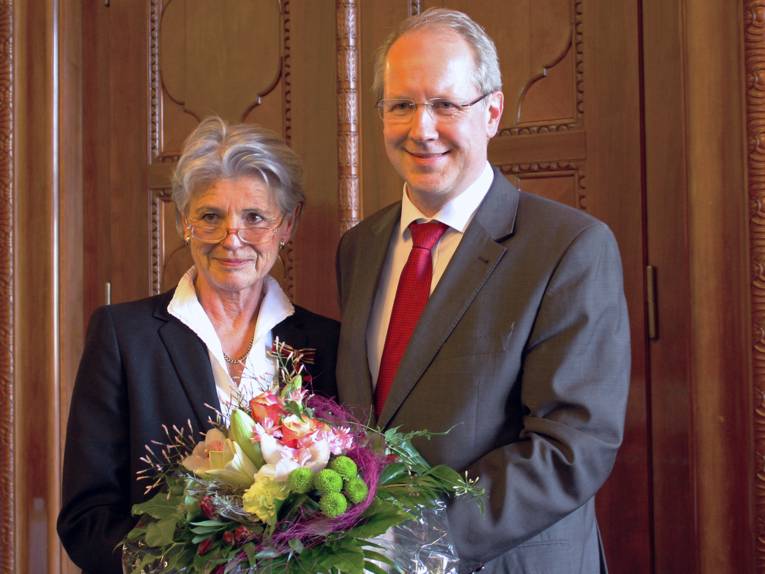 Dr. Hildegard Moennig und Stefan Schostok