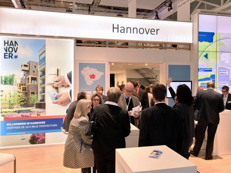Der Hannover-Stand auf der Expo Real 2016