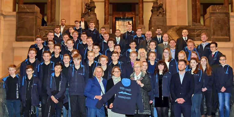 Über 70 junge Sportlerinnen und Sportler wurden am 6. Februar im Rathaus geehrt