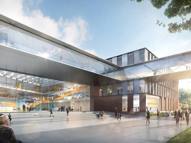 Entwurf der neuen Continental-Zentrale