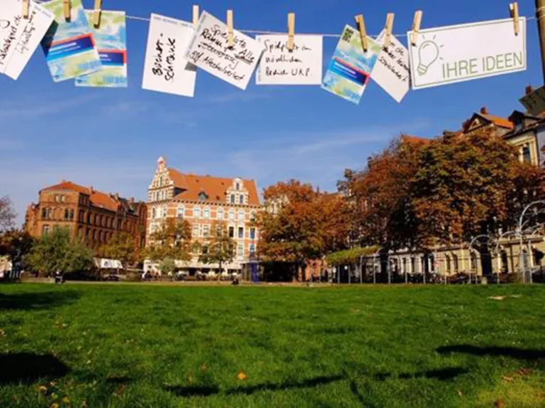 Der Weißekreuzplatz noch vor der Umgestaltung. 