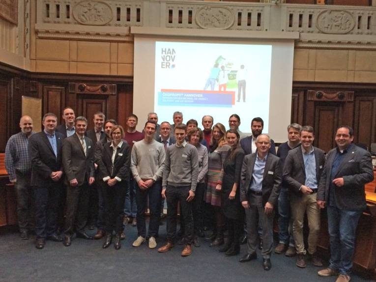 Eine Gruppe Menschen