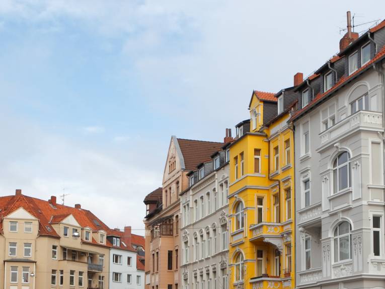 Häuserfassaden in der Voßstraße