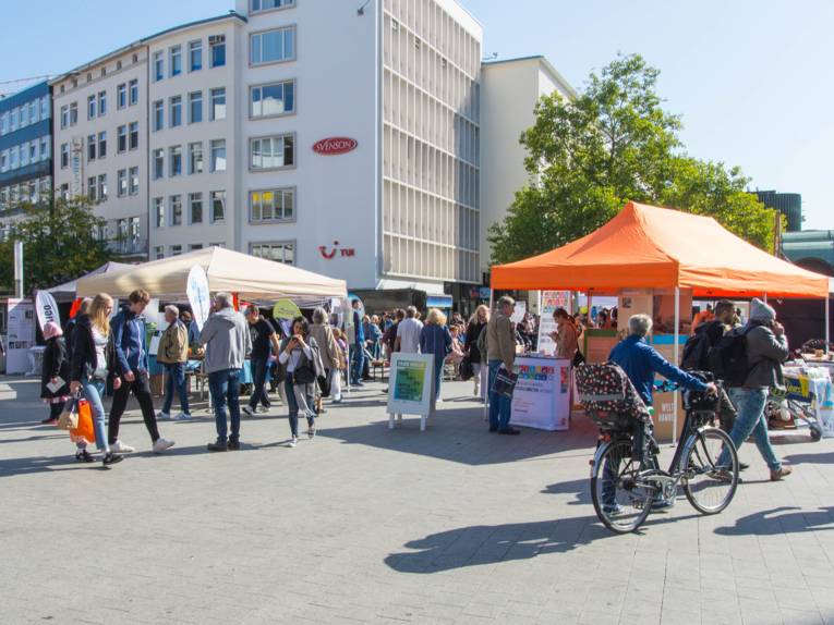 Der "Faire Brunch" auf dem Kröpcke