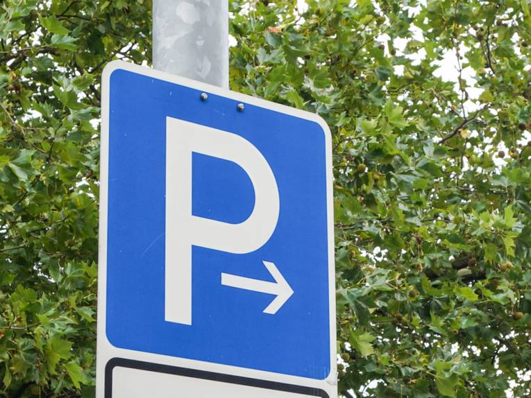 Parkplatzschild